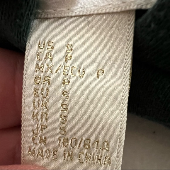 Forever 21 Hoodie Cropped Women’s Small Green Y2K LA CREW Pullover Sweatshirt - Picture 9 of 10